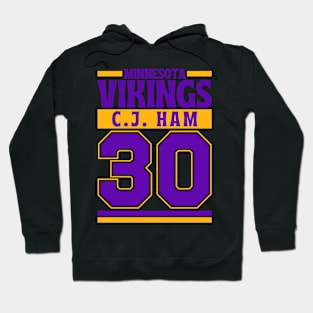 Minnesota Vikings C. J. Jam 30 American Football Edition 3 Hoodie